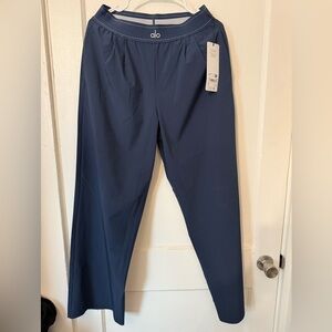 Alo Suit Up Trouser Navy MD Regular length ($138 retail)